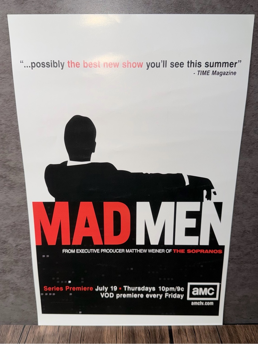 Mad Men TV Series Promo Mini Poster Print (11x17") – Don Draper Silhouette